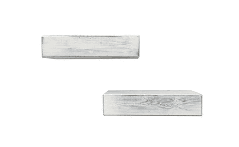 Bid x 37 NEW IN BOX DHD4114WH – Set of 2 White Floating Box Shelves 16" x 6" x 3.5"