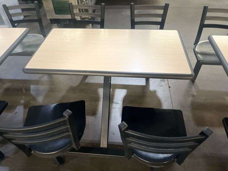 Plymold 4 Seater Booth Table

Table top is 44” x 24”

Overall is 57” x
