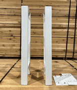 Bid is x 10 New In Box Set of WHITE Metal 29" x 9" Sofa Table Legs