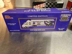 Bid x 6 Die Cast Collectable 1:24 Scale Stock Car In Display Case - Racing Action Platinum Series - 1:64 Scale Die Cast Bank
