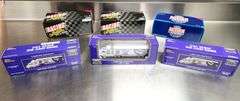 Bid x 6 Die Cast Collectable 1:24 Scale Stock Car In Display Case - Racing Action Platinum Series - 1:64 Scale Die Cast Bank