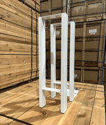 Bid is x 10 New In Box Set of WHITE Metal 29" x 9" Sofa Table Legs
