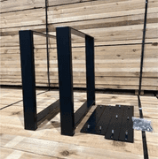 Bid is x 10 - NEW in BOX Metal End Table Leg Kit 18" x 18"