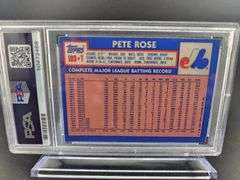 1984 Topps Traded PSA Pete Rose #103T EX 5 Baseball Card