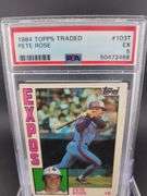 1984 Topps Traded PSA Pete Rose #103T EX 5 Baseball Card