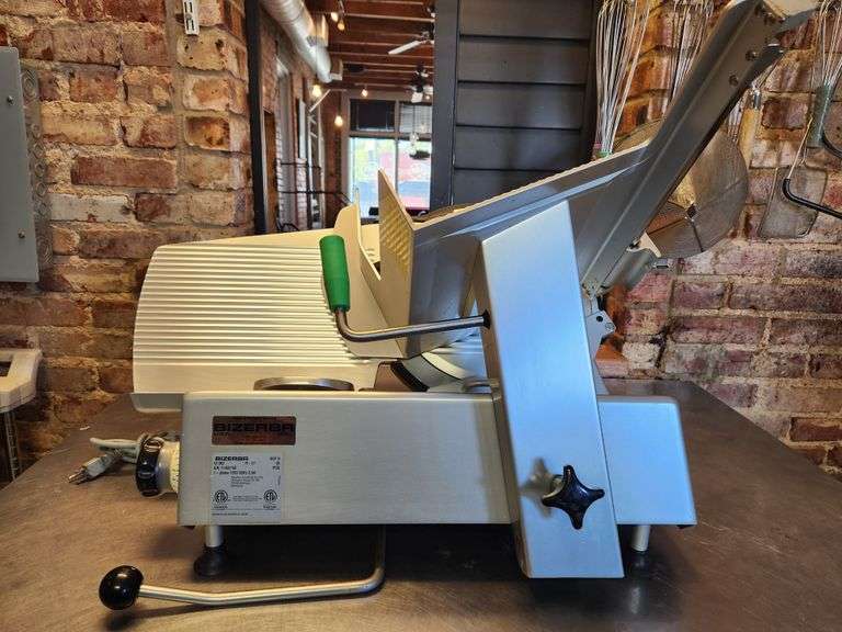Bizerba GSP H 13" Gravity Feed Commercial Meat & Cheese Slicer β 120V, Made in Germany