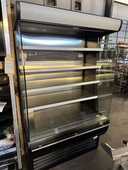 SUPER NICE! Turbo Air TOM-48DXB-N 48" Vertical Open Air Merchandiser β 5 Levels β 115V