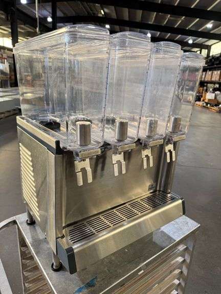 Crathco Refrigerated Drink Dispenser β (4) 2.4-Gallon Bowls β 120V