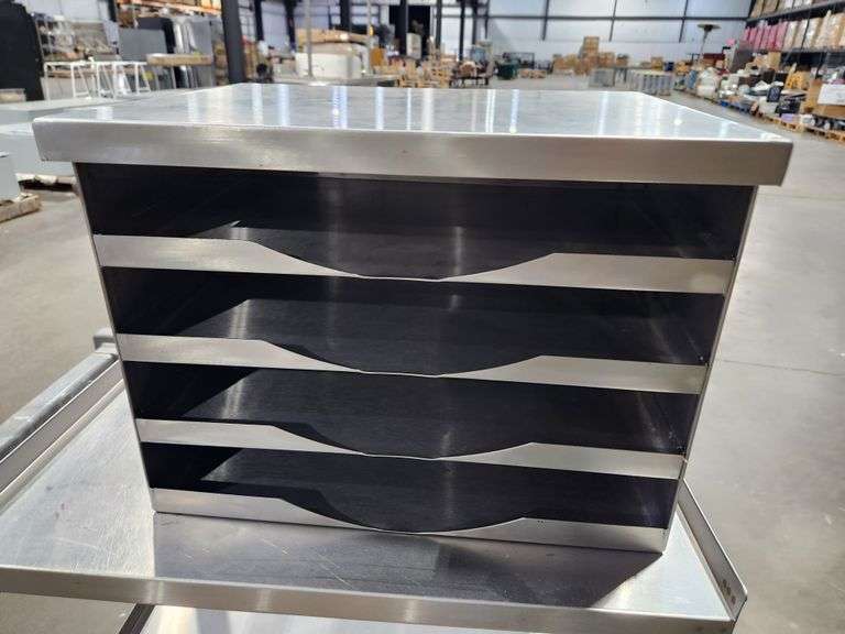 Stainless Steel Multi-Slot Cubby Organizer β 17" x 17" x 13"