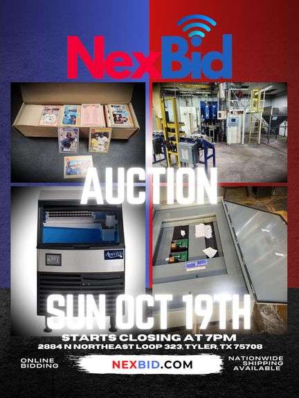 Warehouse Auction β Restaurant Equipment, Electrical Components, Sports Cards & More!