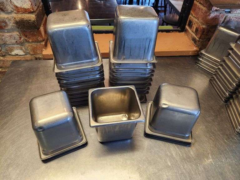 Bid x 24 Stainless Steel β
Size Steam Pans 6" Deep