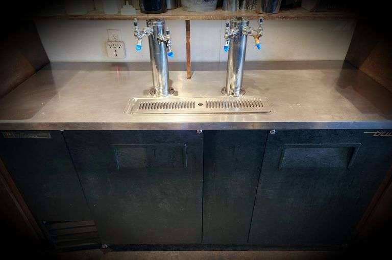True 69" Commercial 3 Door Keg Cooler
