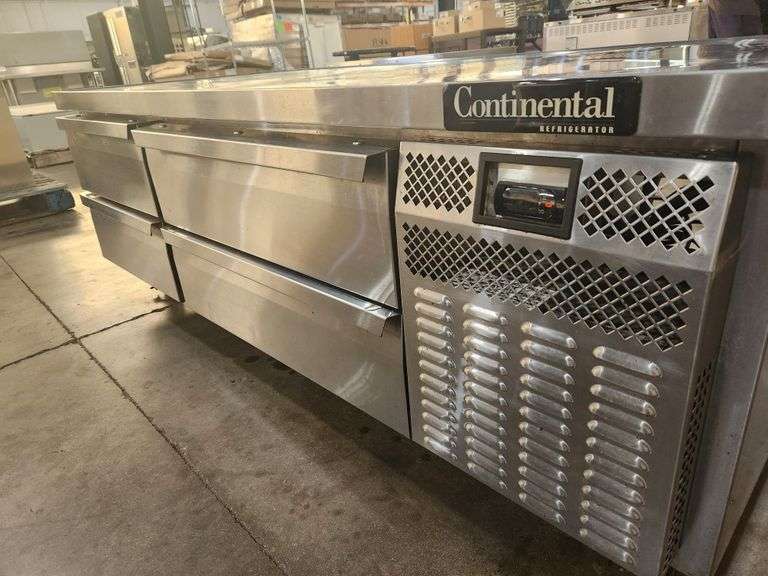 Continental 72" Four-Drawer Refrigerated Chef Base β 115V