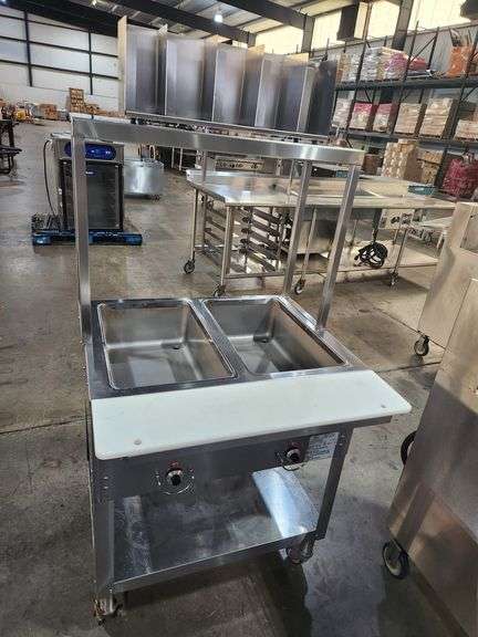 Duke 30" Two-Well Electric Steam Table with Overshelf (Model E302SWM)