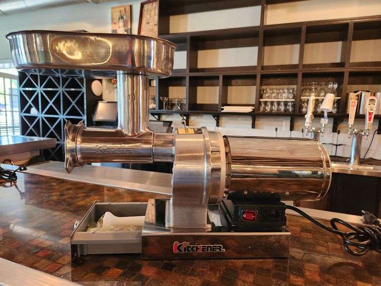 Kitchener #12 Stainless Steel Meat Grinder β 1 HP / 750W High Capacity Unit