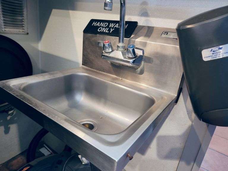 John Boos 17" Wall-Mount Stainless Steel Hand Sink β NSF Certified