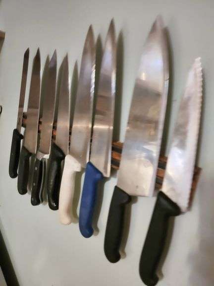 Lot of Chefβs Knives