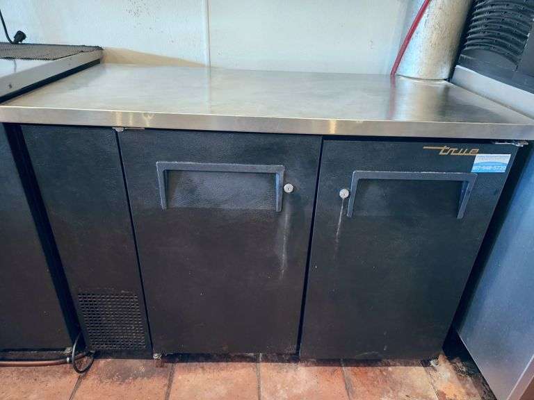 True TBB-24-48FR Two-Door Back Bar Cooler β 48" β 115V