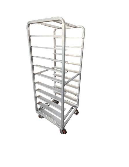 Ot Rack NEW Channel OT-6 Aluminum Oval Tray Rack – 10 Tray Capacity - NexBid