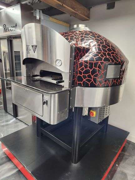 NEW Empero Gas-Fired Rotating Deck Pizza Oven – Model EMP.SPO.04-USA-BR