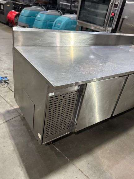 EMI Edwards Made In USA Three Door Refrigerated Work Top Cooler 115 V