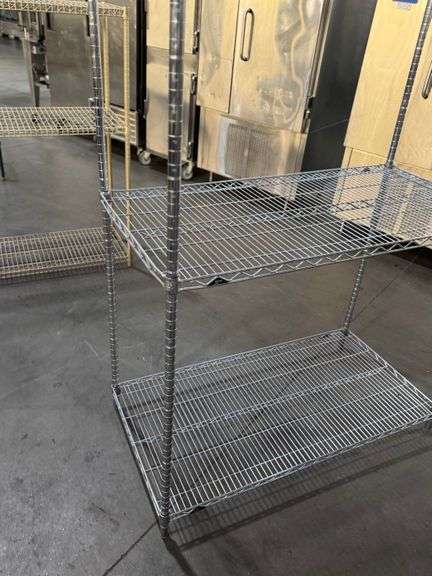 WIRE SHELVING UNIT 48” x 24” x 88”