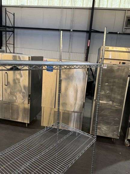 WIRE SHELVING UNIT 48” x 24” x 88”