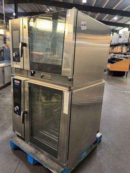 Rational ICP 6-FULL/10-FULL E 480V 3 PH Double Full Size Combi Oven - Boiler Based, 480v/3ph