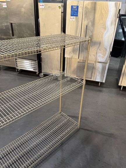 WIRE SHELVING UNIT 60” x 18” x 55”