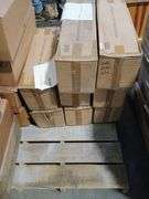 Bid x 8 NEW IN BOX DHD2044WLN – Set of 3 Light 16", 20", and 24" x 6" x 3.5" Rustic Floating Wall Shelves
