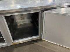 EMI Edwards Made In USA Three Door Refrigerated Work Top Cooler 115 V