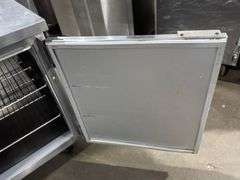EMI Edwards Made In USA Three Door Refrigerated Work Top Cooler 115 V