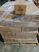 Bid x 59 NEW IN BOX DHD3221WH - 20" Industrial 3-Tier Floating Shelf White Stained Pine Wood