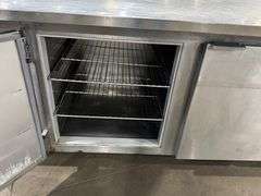 EMI Edwards Made In USA Three Door Refrigerated Work Top Cooler 115 V