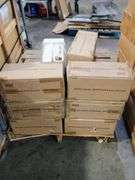 Bid x 37 NEW IN BOX DHD4114WH – Set of 2 White Floating Box Shelves 16" x 6" x 3.5"