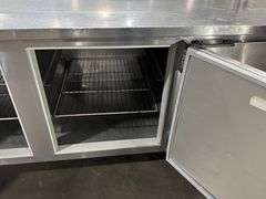 EMI Edwards Made In USA Three Door Refrigerated Work Top Cooler 115 V