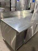 EMI Edwards Made In USA Three Door Refrigerated Work Top Cooler 115 V