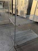 WIRE SHELVING UNIT 48” x 24” x 88”