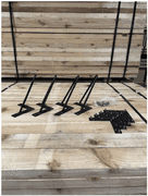 Bid x 10 Sets NEW IN BOX 8" Powder Coated Hair Pin Table Leg Set