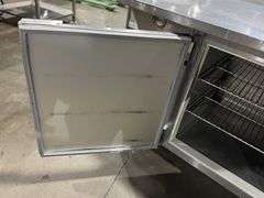 EMI Edwards Made In USA Three Door Refrigerated Work Top Cooler 115 V