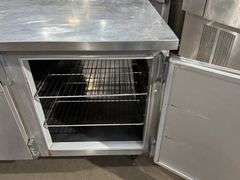 EMI Edwards Made In USA Three Door Refrigerated Work Top Cooler 115 V