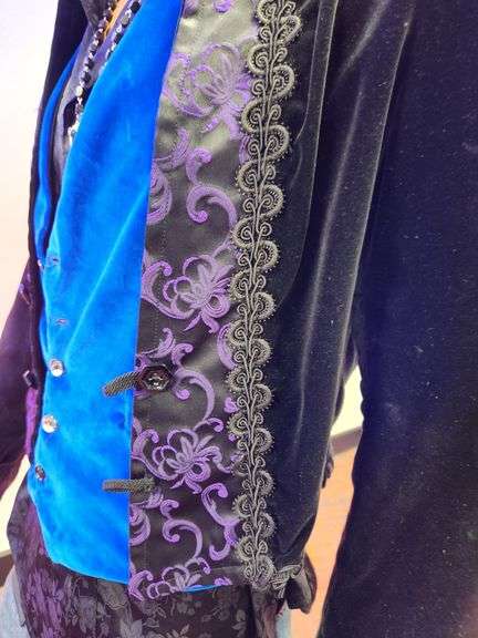 Richie Kotzen's Personal Gothic Crushed Velvet Stage Jacket – Worn on Poison's "Native Tongue" Back Album Cover