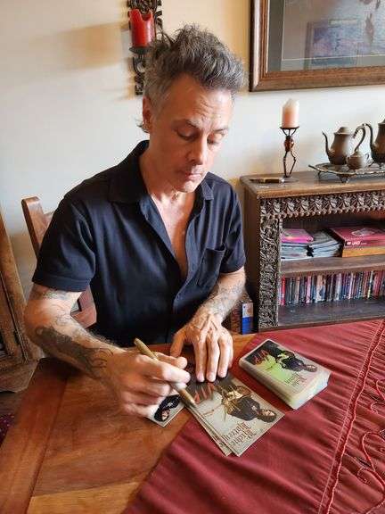 Richie Kotzen Autographed Collector Set – Signed “50 for 50” CD + “Salting Earth” + 2024 VIP Tour Laminate