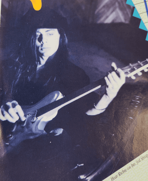 Richie Kotzen – Signed 1990s Starfield USA Guitar Advertisement