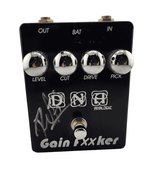 DNA Analogic Gain Fxxker Distortion Pedal – Hand-Signed by Richie Kotzen – Rare First Edition GF-1