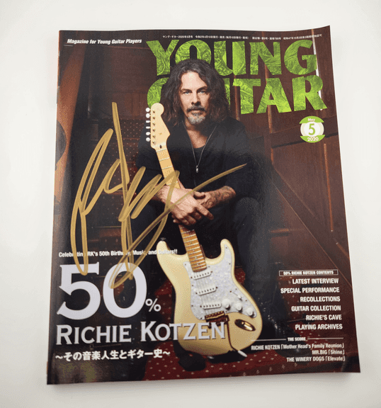 Young Guitar Magazine – May 2020 – “50% Richie Kotzen” Birthday Tribute Edition – Personally Signed