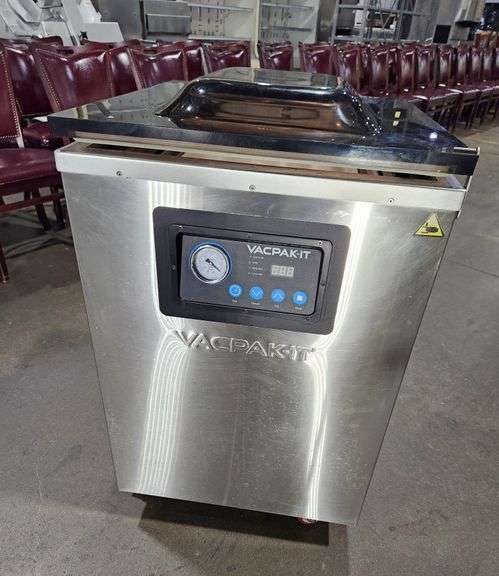 VacPak-It VMC20F Floor Model Chamber Vacuum Machine w/ (2) 20” Seal Bars – Digital Controls