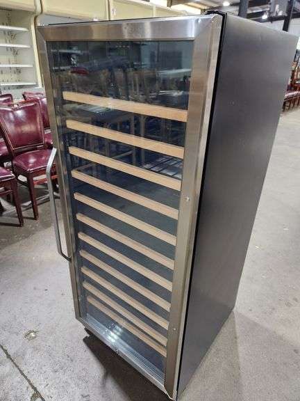 EdgeStar 24" Wide 111-Bottle Wine Cooler – Single Zone – Freestanding or Built-In – 55” Tall – 115V