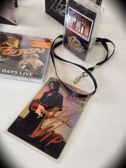 Richie Kotzen Collector Bundle – Hand-Signed CD & Cassette Set + VIP Tour Memorabilia