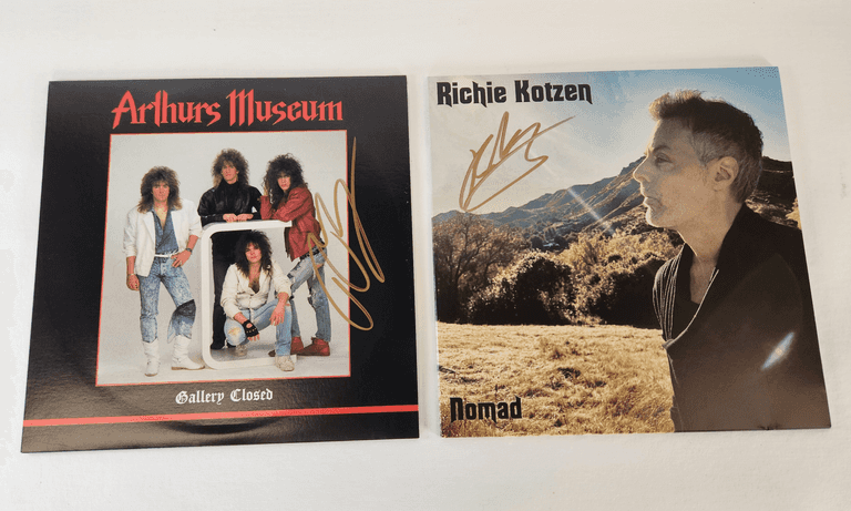 Richie Kotzen Fan Bundle – Signed “Gallery Closed” & “Nomad” LPs